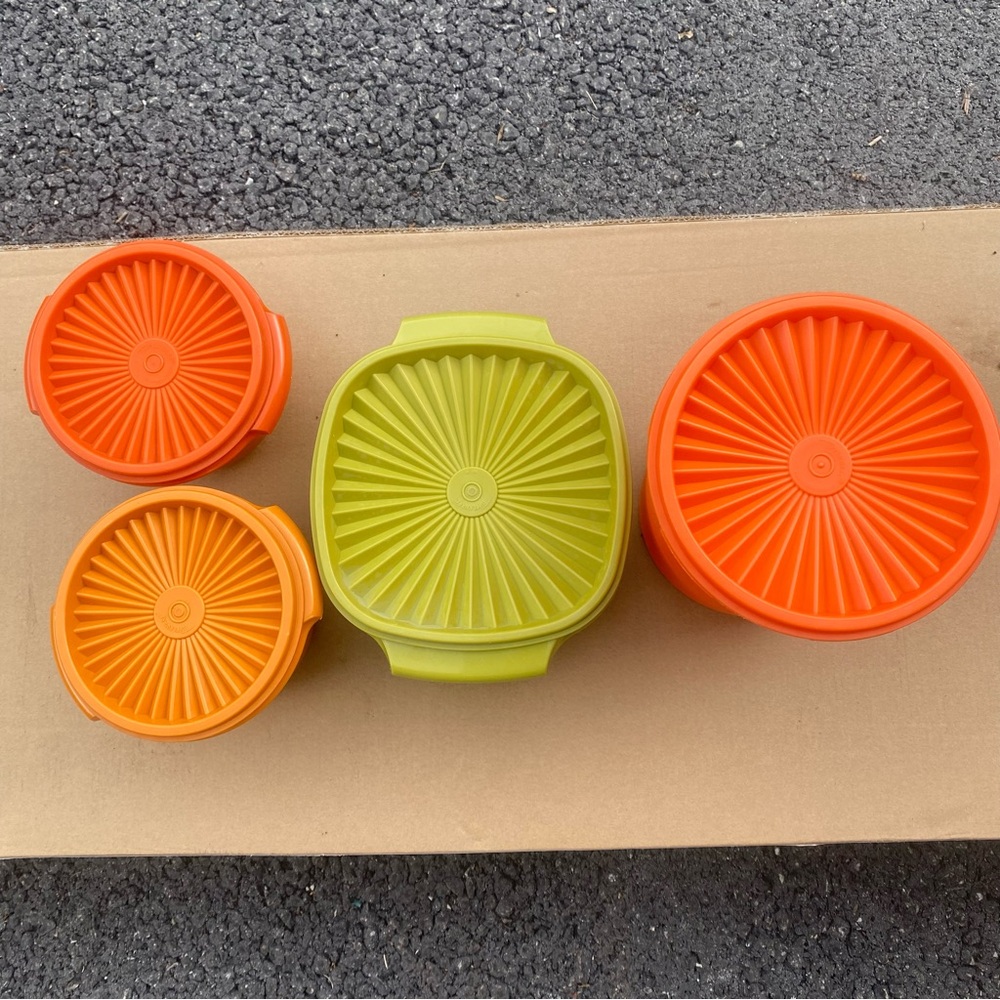 Vintage tupperwares